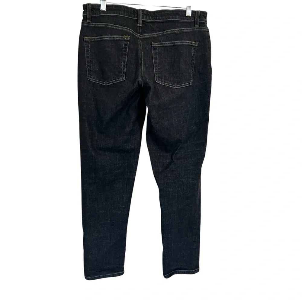 Eileen Fisher Women’s Black Denim Jeans Mid Rise Size 8